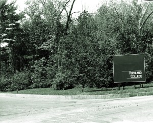 Kirkland College entrance, circa 1970