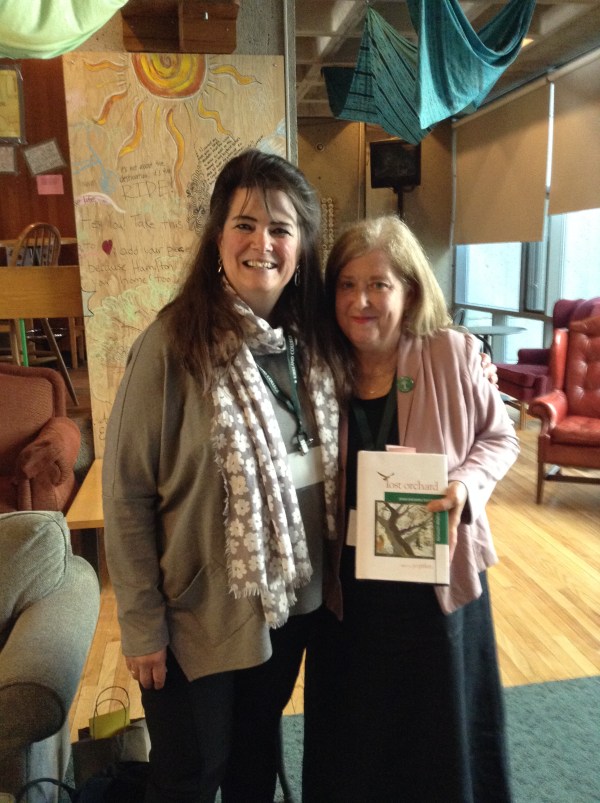 Lost Orchard contributor Nancy Avery Dafoe (K'73) and editor Jo Pitkin (K'78)