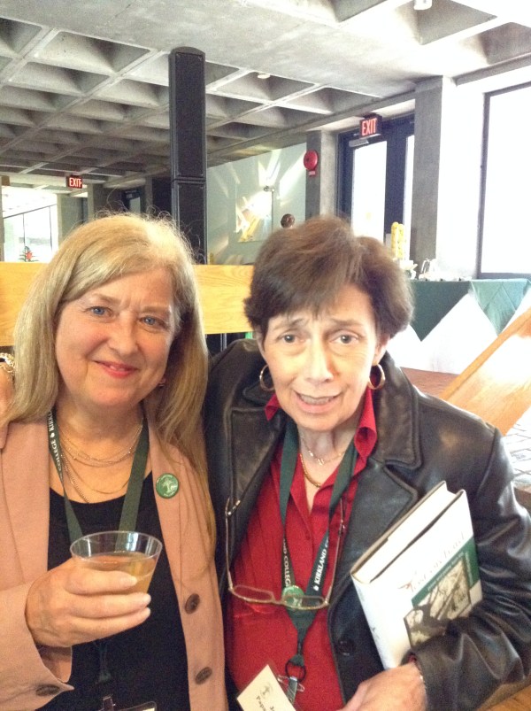 Jo Pitkin (K'78) and Joanne Papenek Orlando (K'74) at the Kirkland Reception